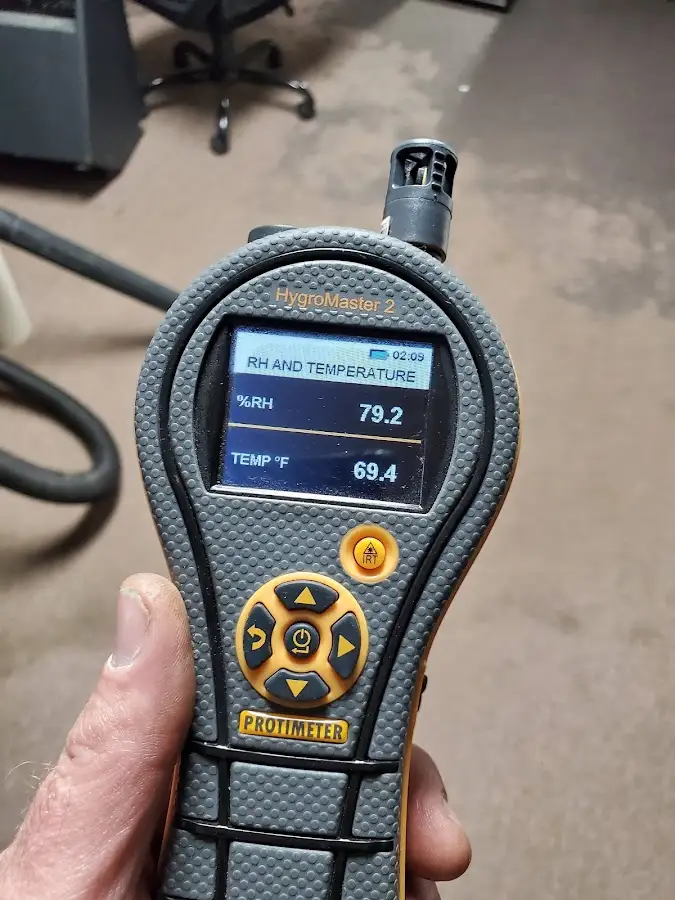 Moisture meter humidity assessment for Fire & Smoke Damage Restoration in Elkins